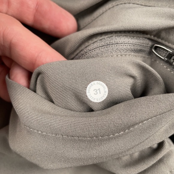 Lululemon Pants Mens 31 Gray ABC Slim Fit Five Pocket Chino Stretch Casual - Picture 7 of 11